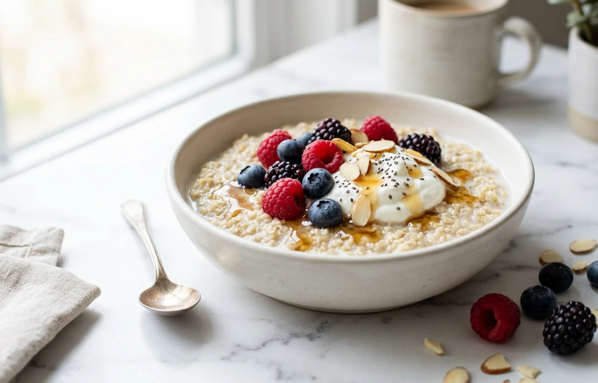 High-Protein Breakfast Quinoa Porridge