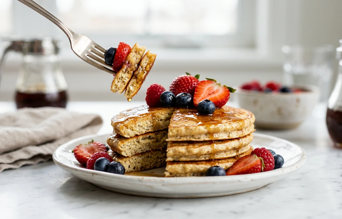 High-Protein Cottage Cheese Pancakes