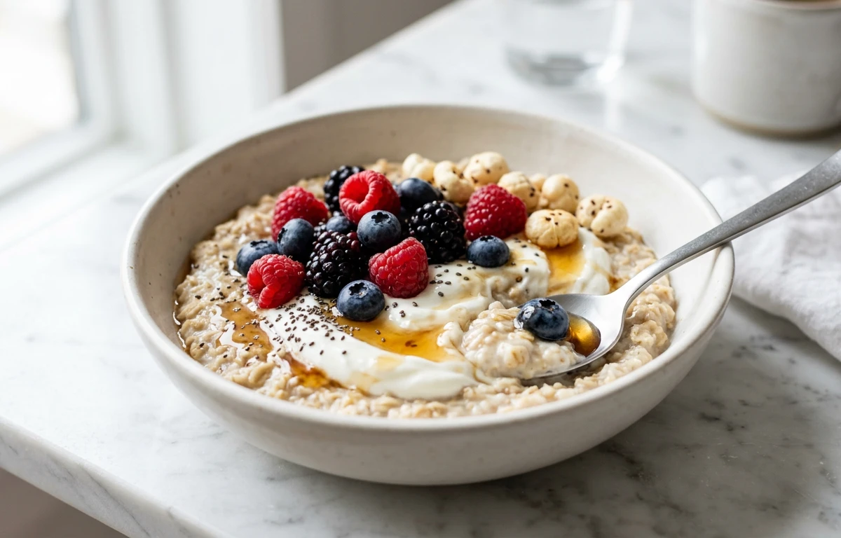 High-Protein Creamy Oatmeal