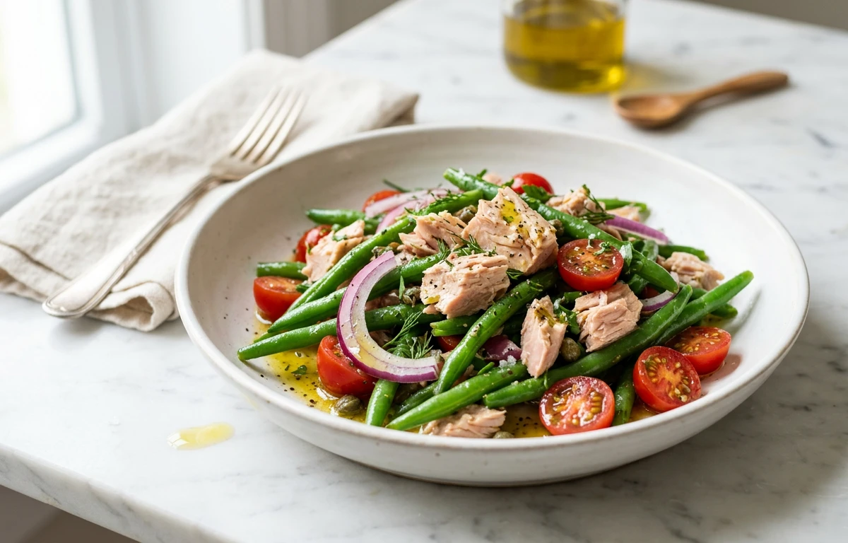 High-Protein Green Bean & Tuna Salad