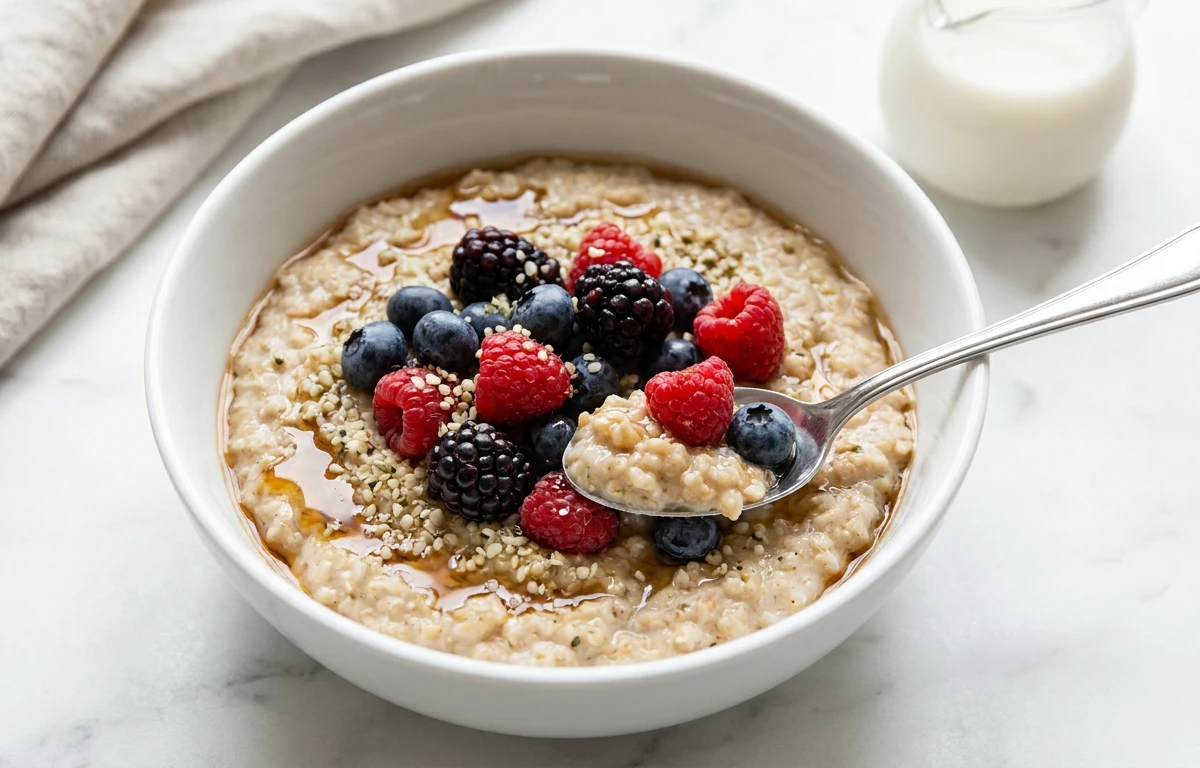 High-Protein Hemp Oatmeal