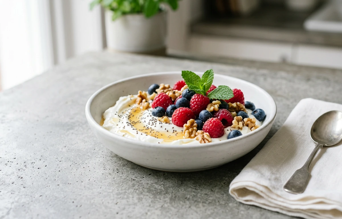 High-Protein Labneh Breakfast Bowl