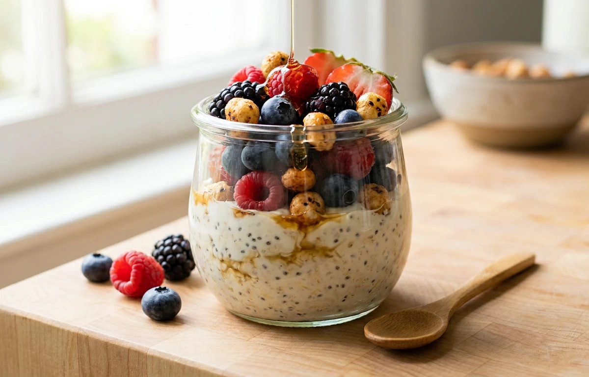 High-Protein Overnight Oats