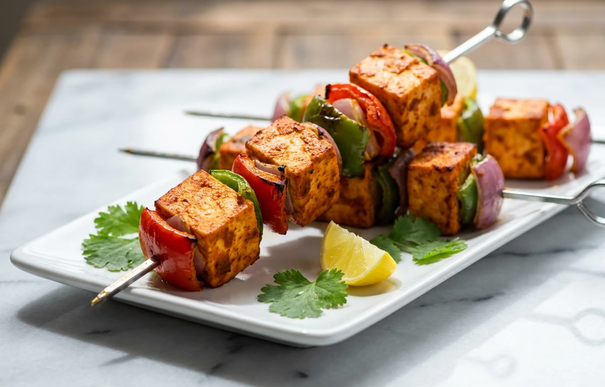 High-Protein Paneer Tikka Skewers