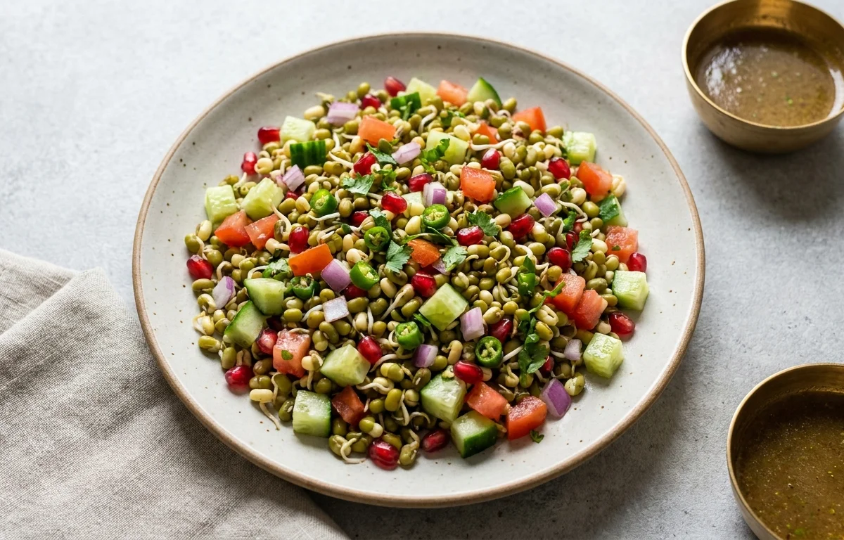 Sprouted Moong Salad