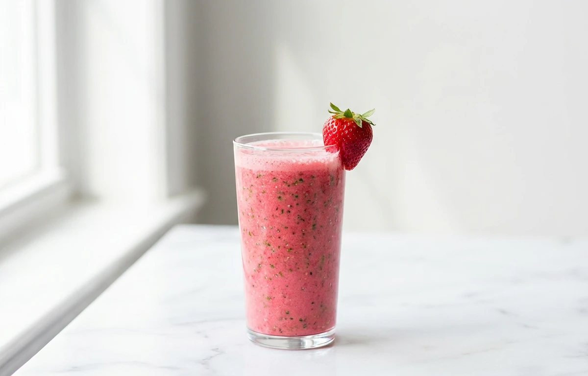 High-Protein Strawberry Smoothie