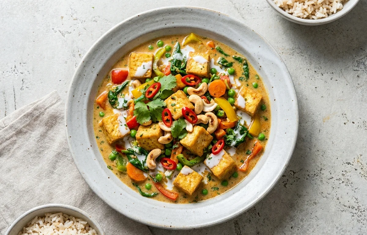 Tofu and Vegetable Curry