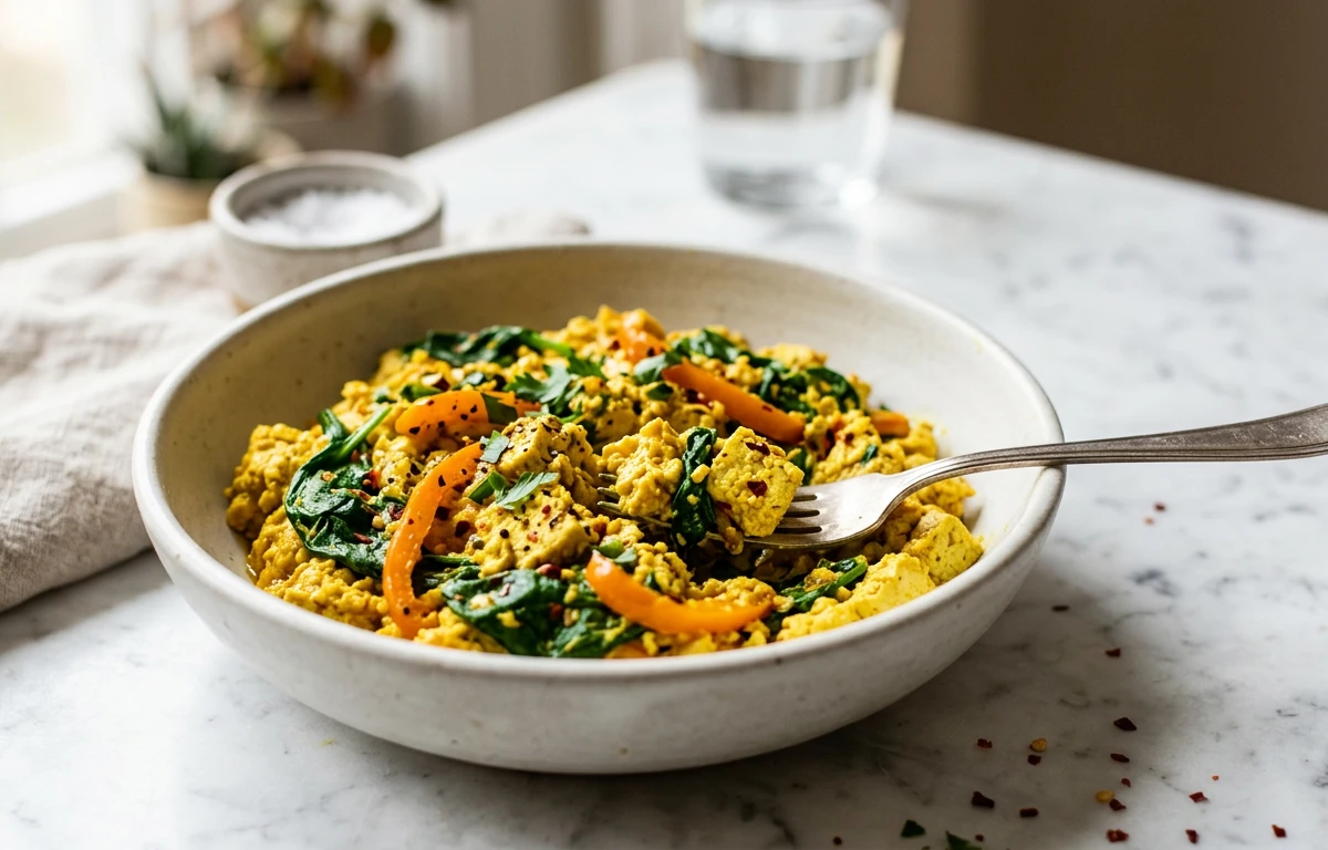 High-Protein Tofu Scramble