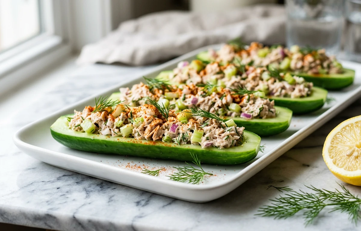 High-Protein Tuna Boats