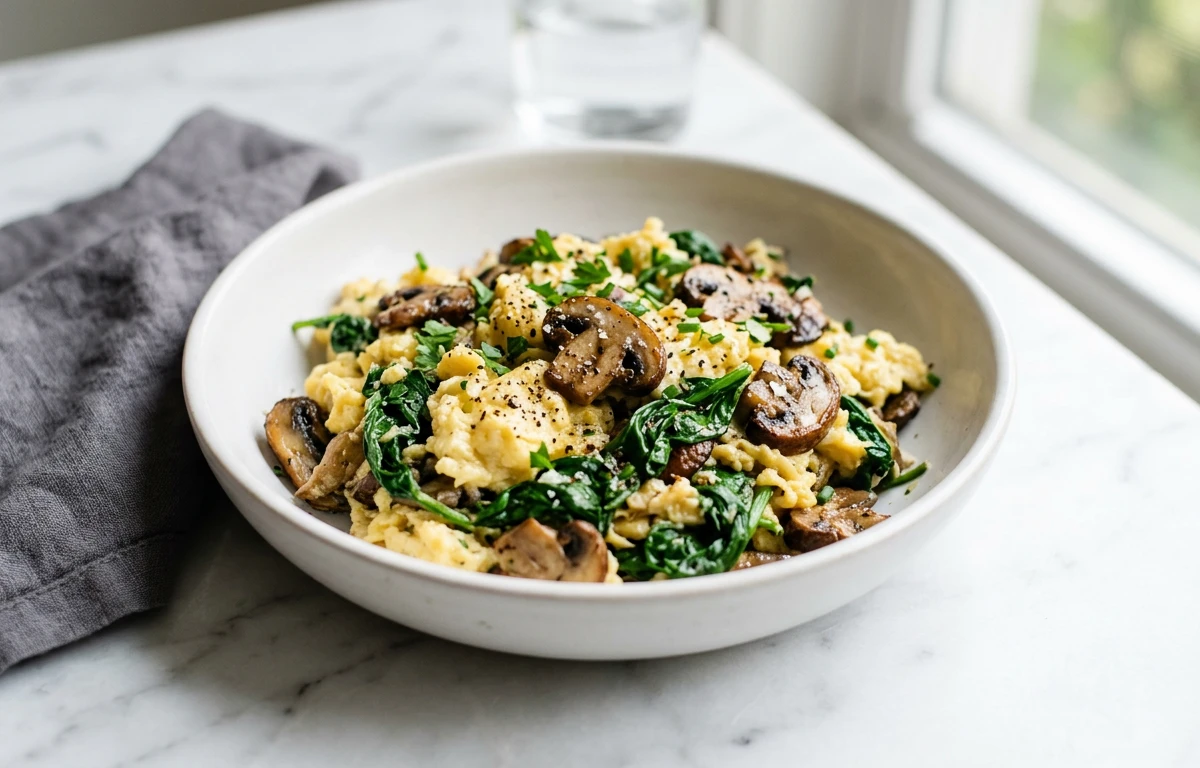 High-Volume Veggie Scramble
