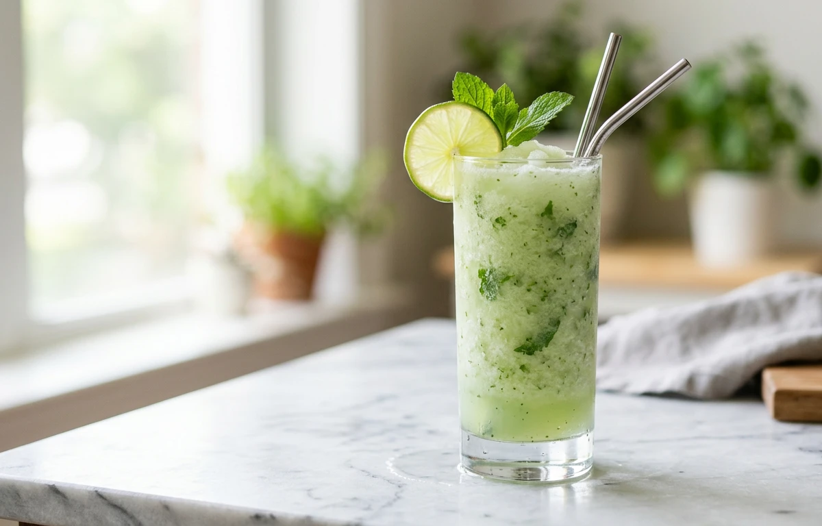 Honeydew Mint Slushie