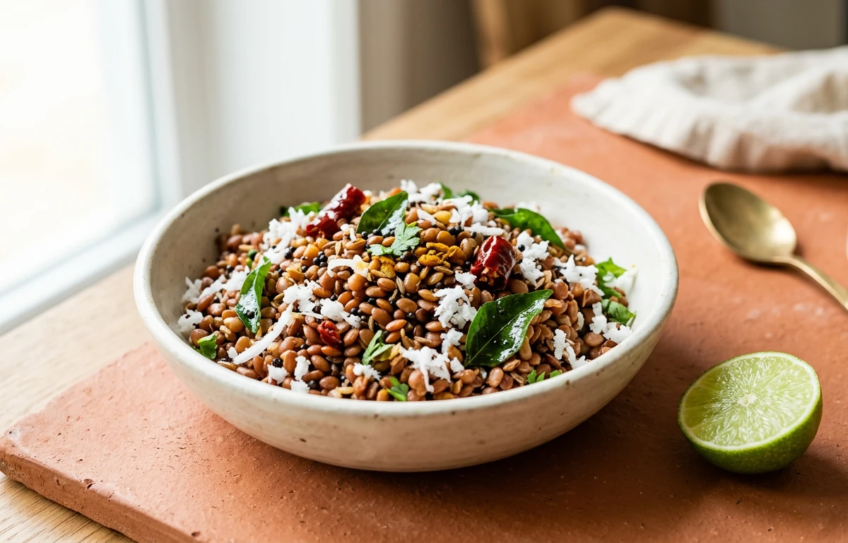 Horse Gram & Coconut Stir-Fry (Sundal)