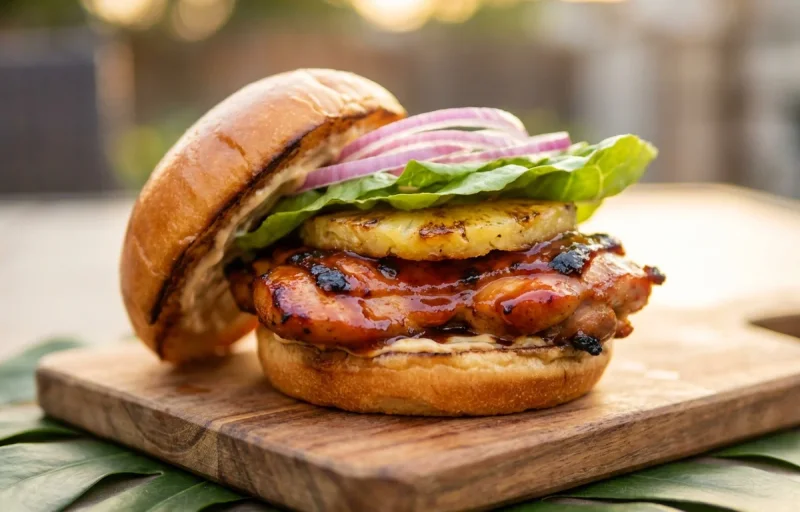 Huli Huli Chicken Sandwich