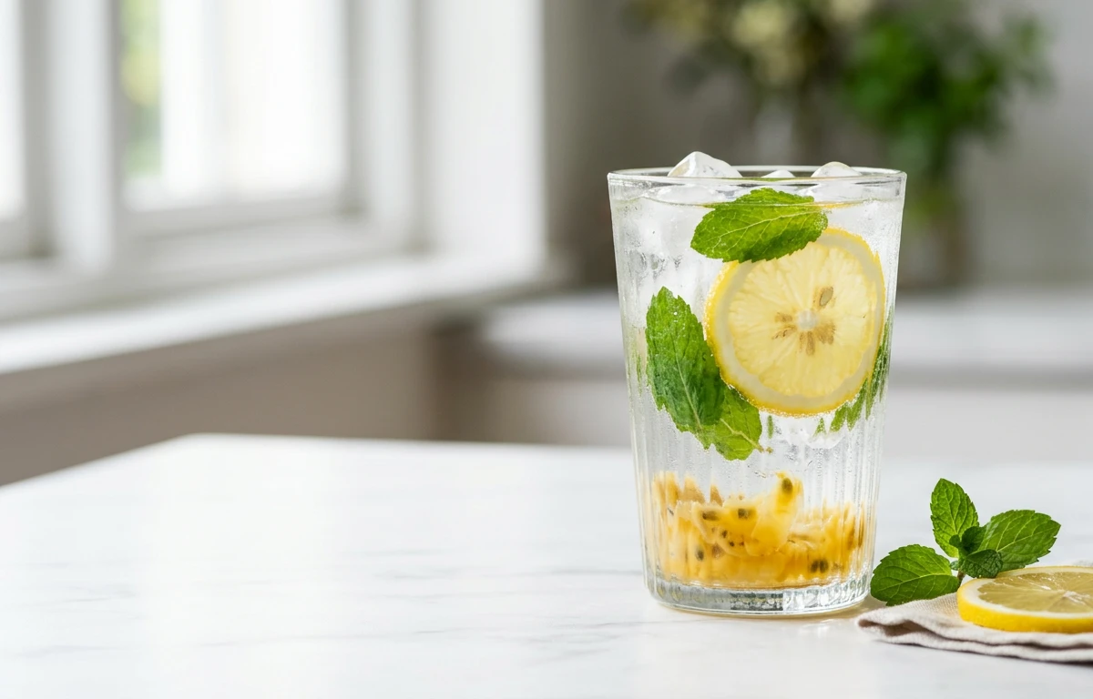 Hydrating Passion Fruit & Mint Water