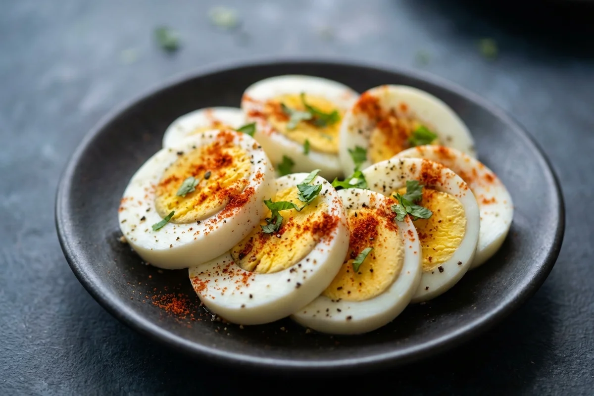 Indian Sliced Boiled Eggs
