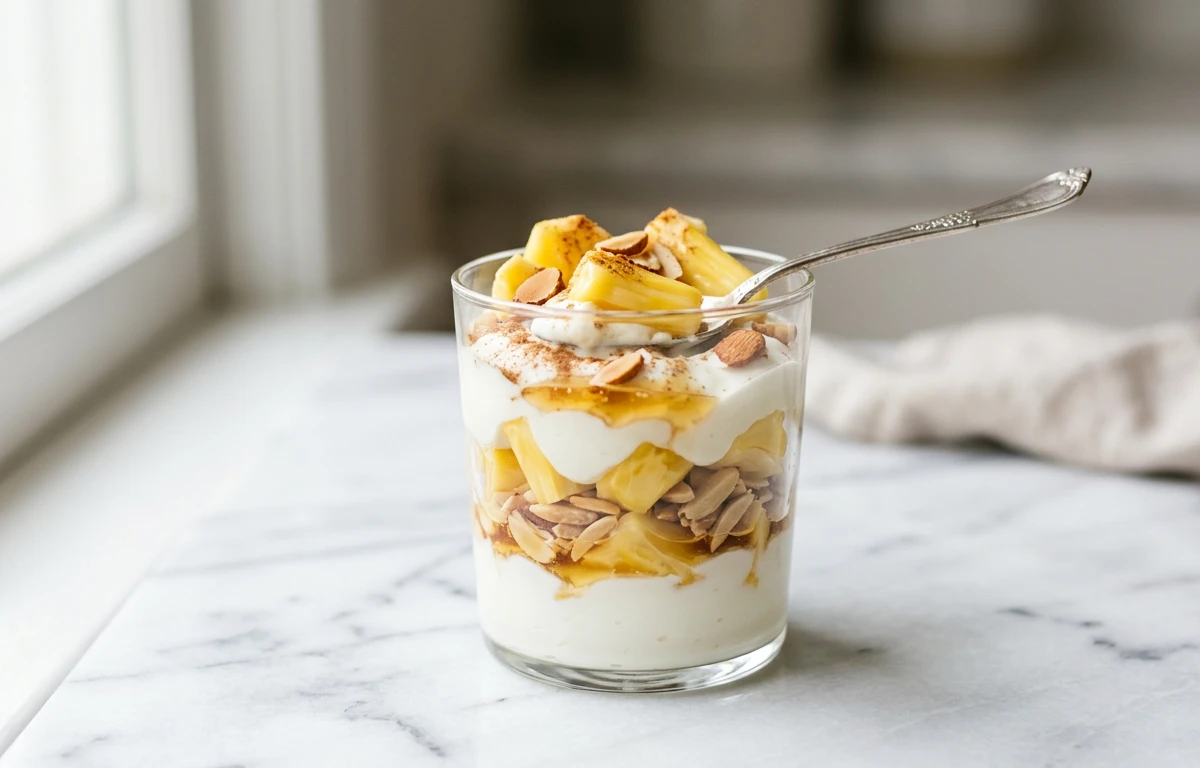 Jackfruit & Almond Yogurt Parfait