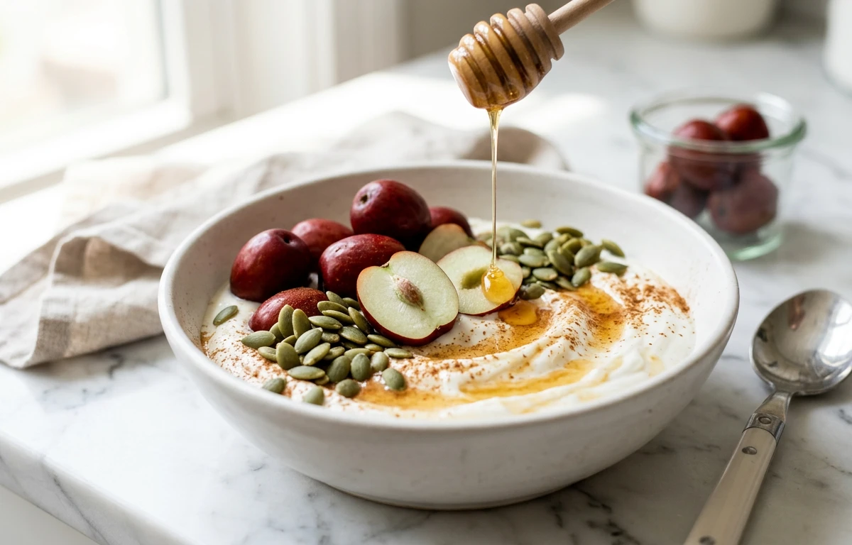 Jujube & Yogurt Bowl