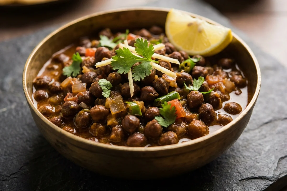 Kala Chana Ghugni