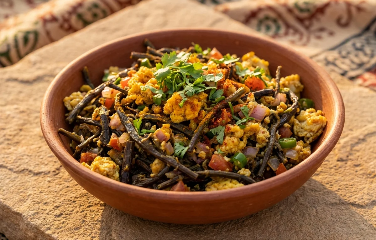 Ker Sangri Anda Bhurji