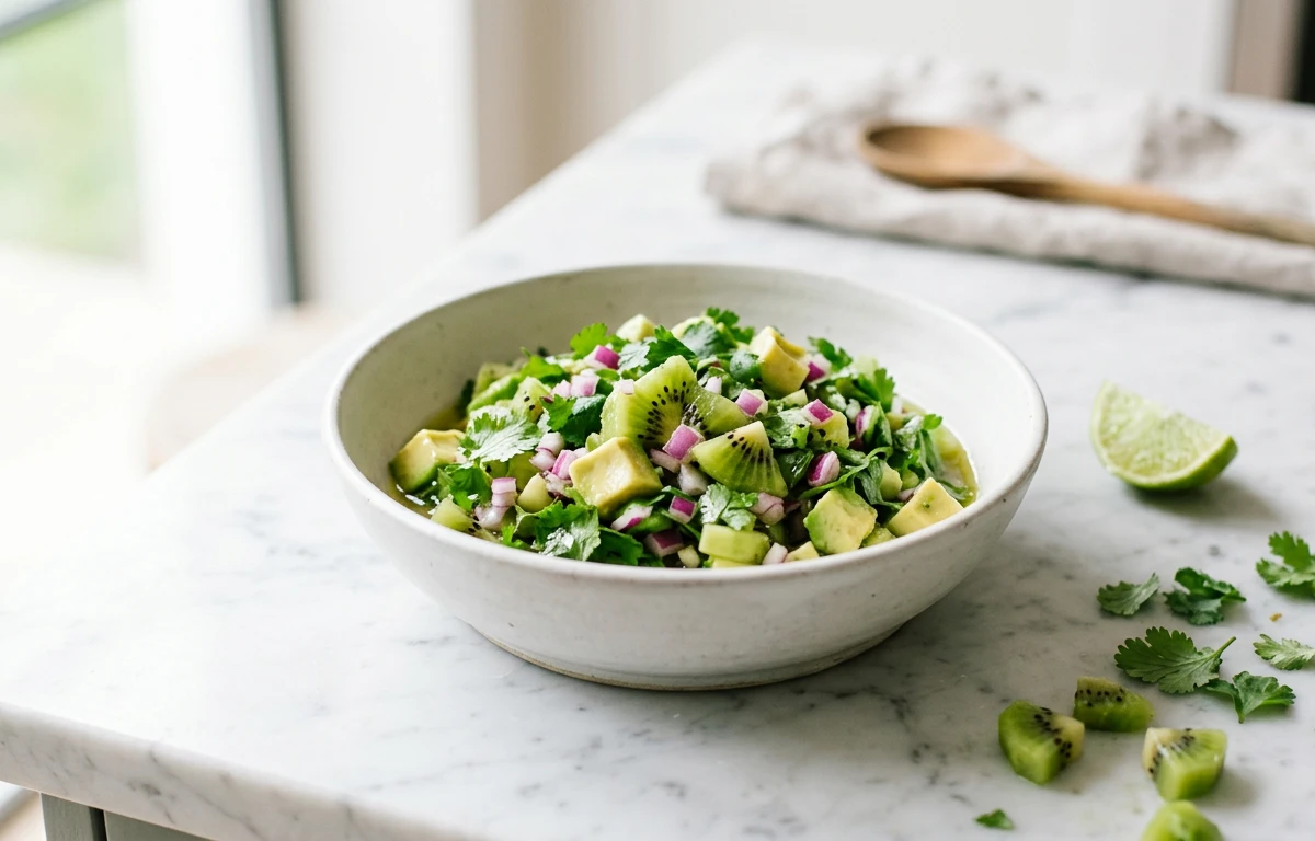 Kiwi, Avocado & Lime Salsa