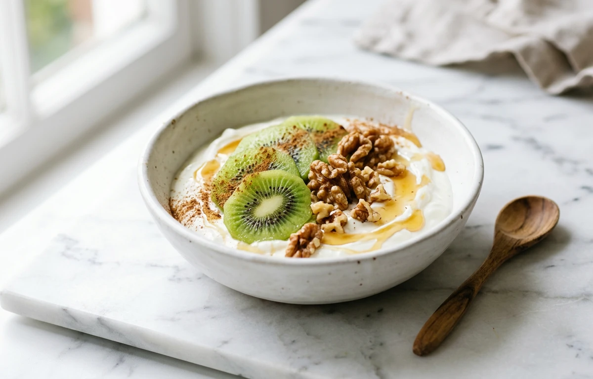 Kiwi & Walnut Yogurt Bowl