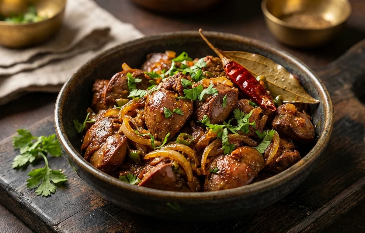 Kukura Liver Bhaja