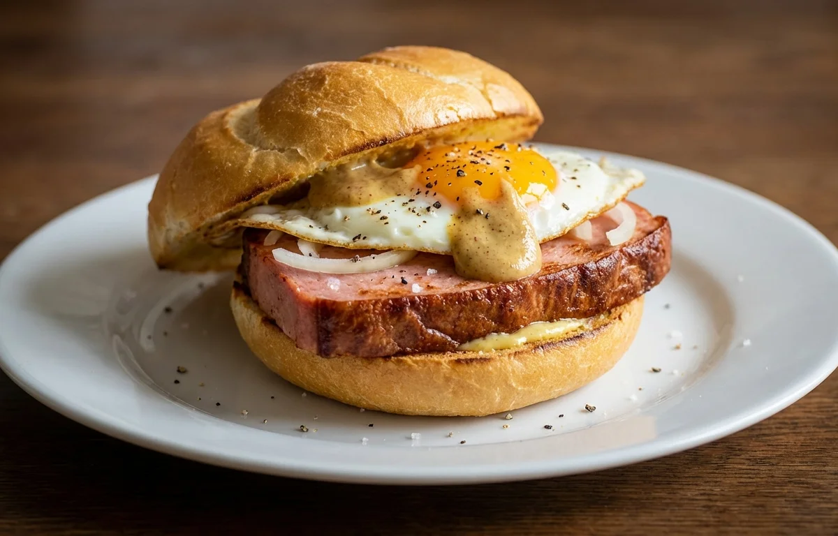 Leberkäse Sandwich