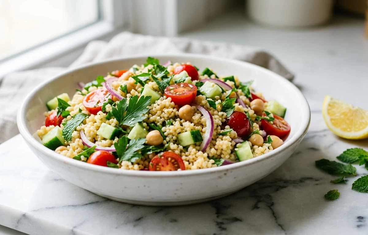 Lemon Herb Millet Salad