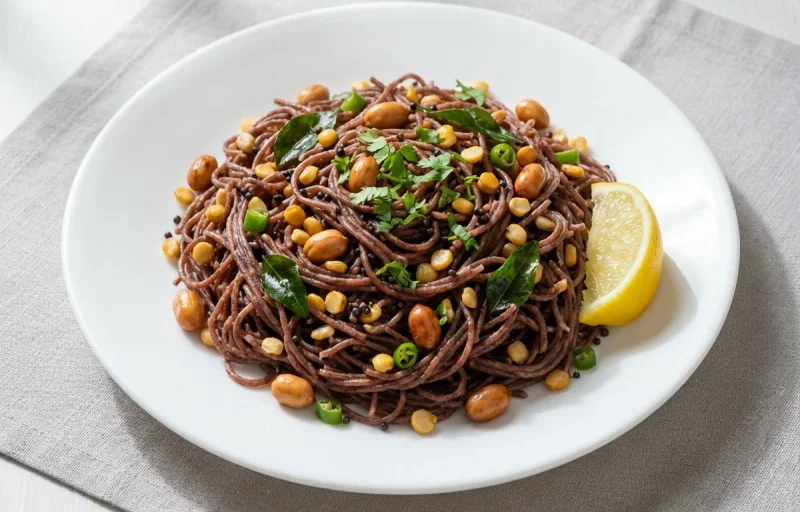 Lemon Ragi Sevai