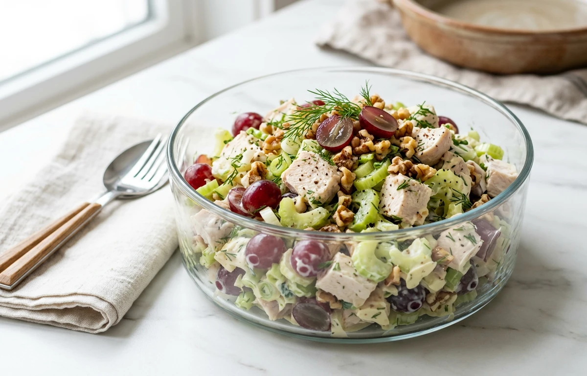 Lightened-Up Chicken Salad with Grapes