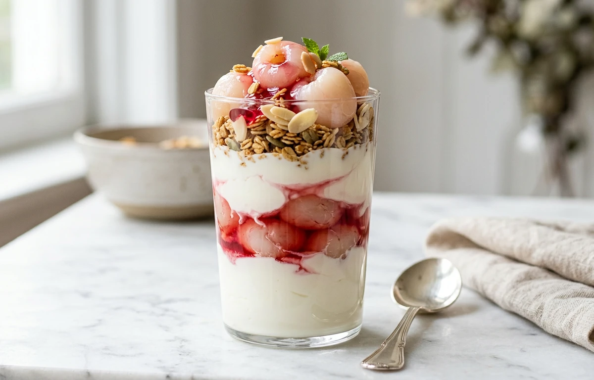 Litchi Yogurt Parfait