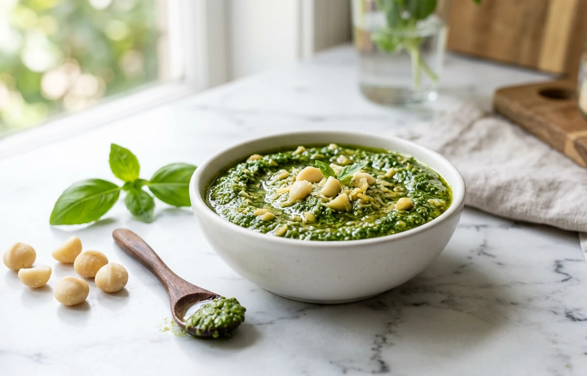 Macadamia & Basil Pesto