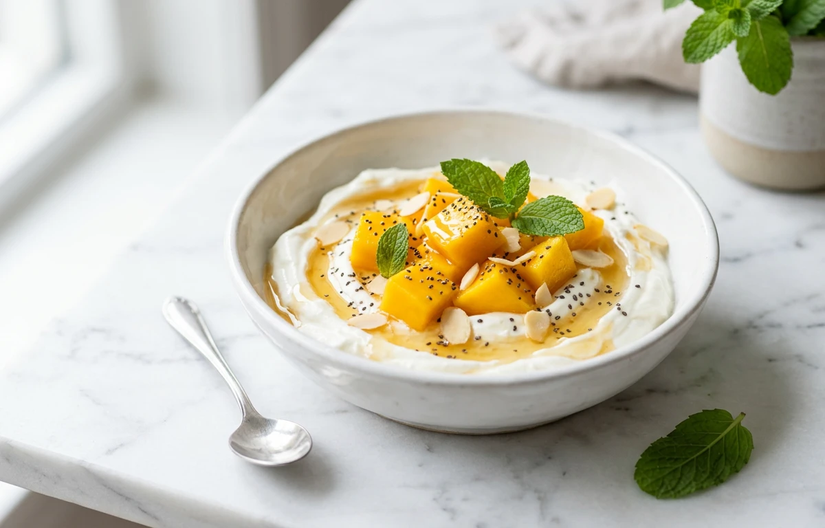 Mango Greek Yogurt Bowl