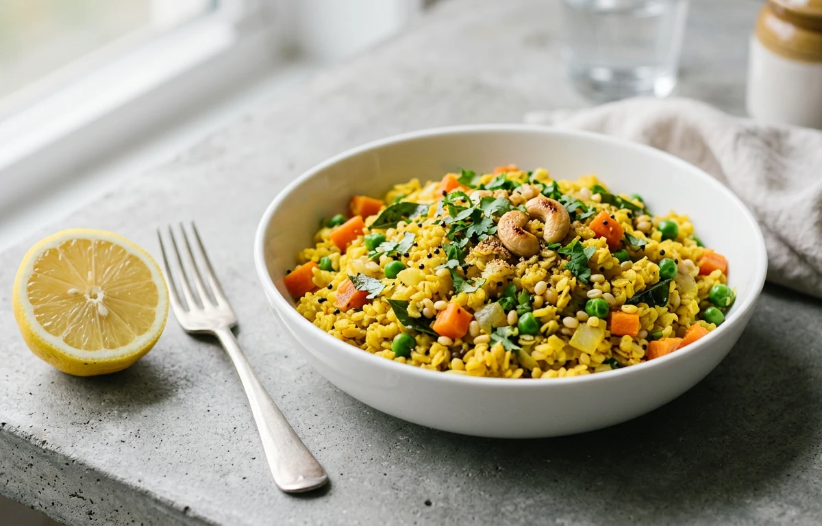 Masala Vegetable Oats Upma
