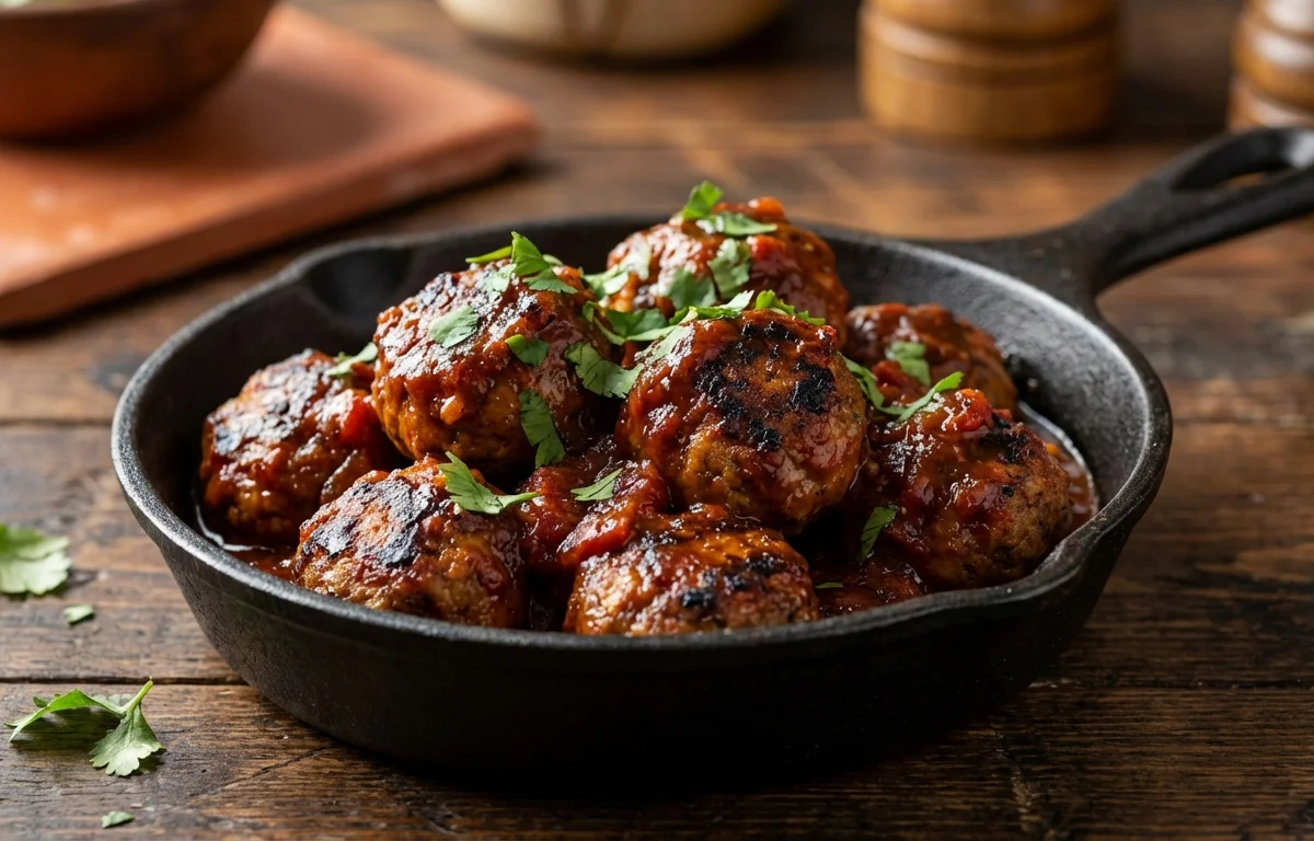 Meatballs in Chipotle Sauce