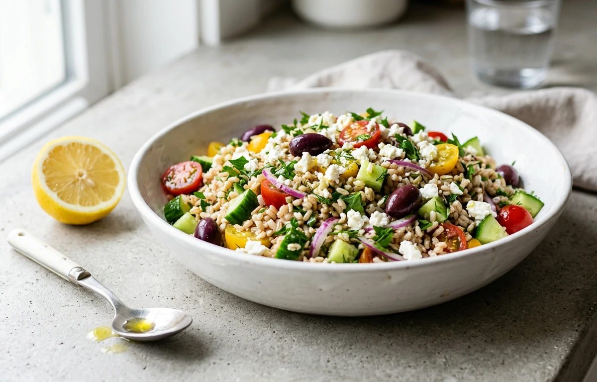 Mediterranean Rice Salad