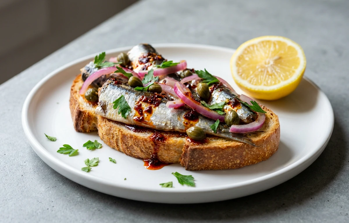 Mediterranean Sardine Toast