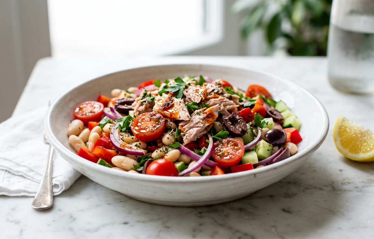 Mediterranean Tuna & Bean Salad