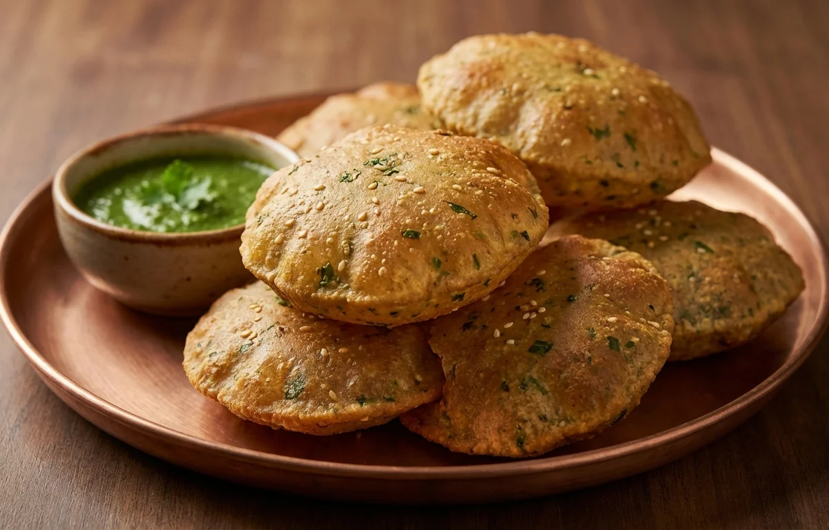 Methi Bajra Puri