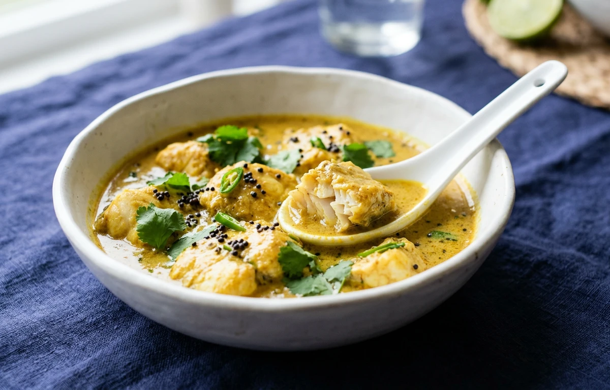 Mild & Creamy Rohu Curry