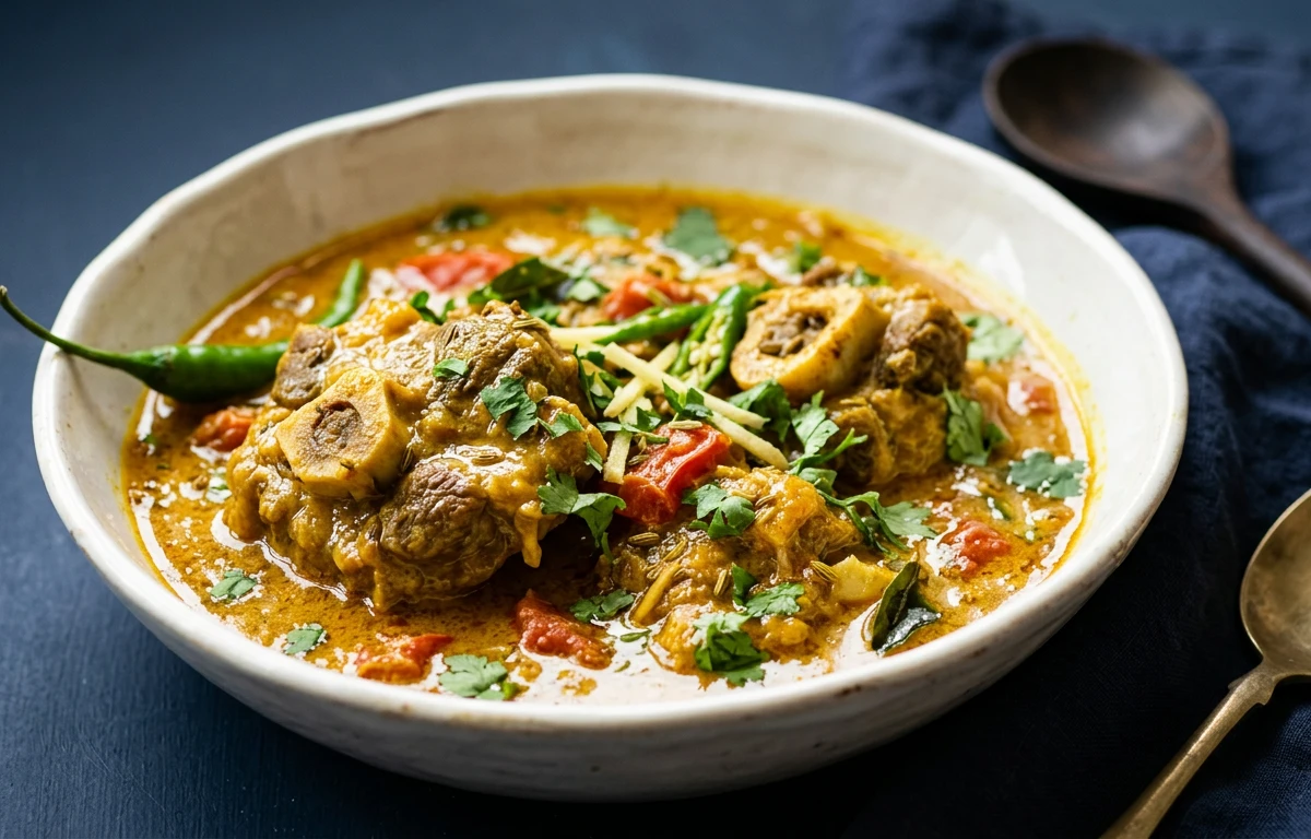 Mild Coconut Mutton Head Curry