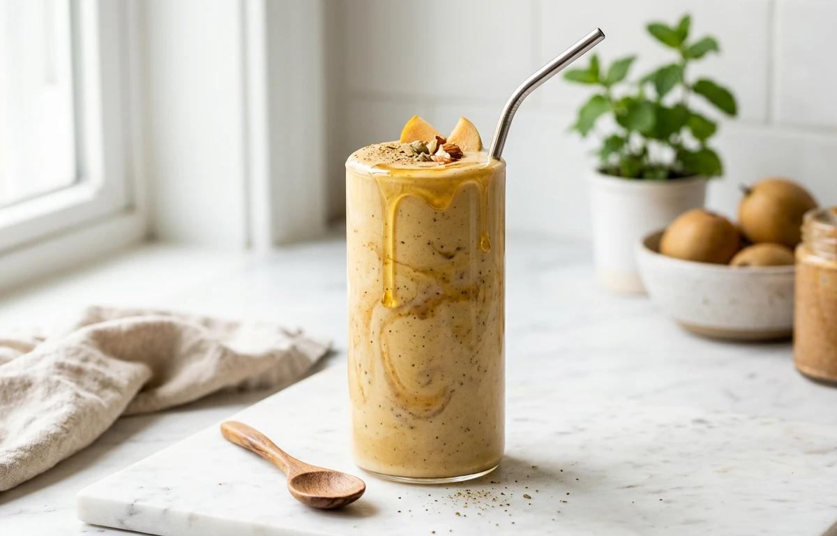 Mindful Chikoo Smoothie
