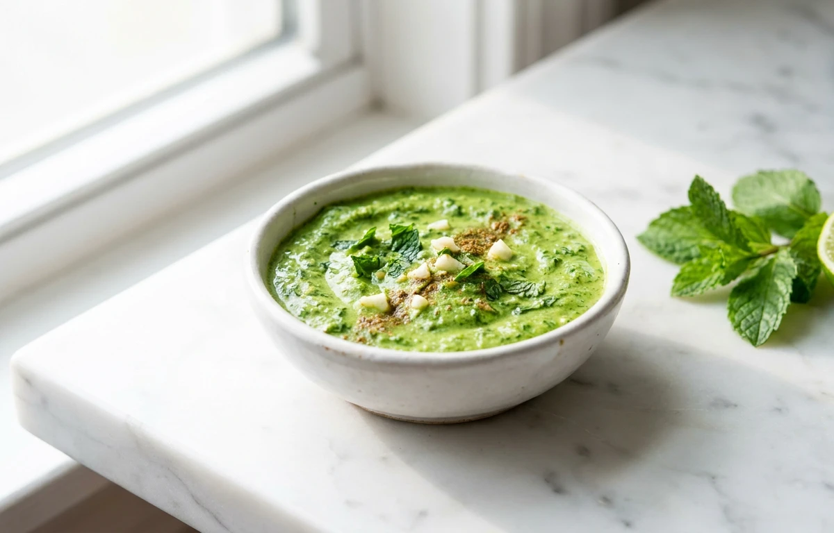Mint-Garlic Chutney