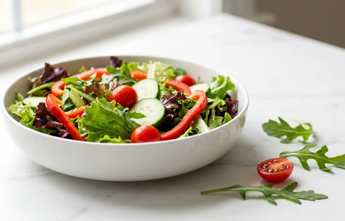 Mixed Greens Salad with Vegetables