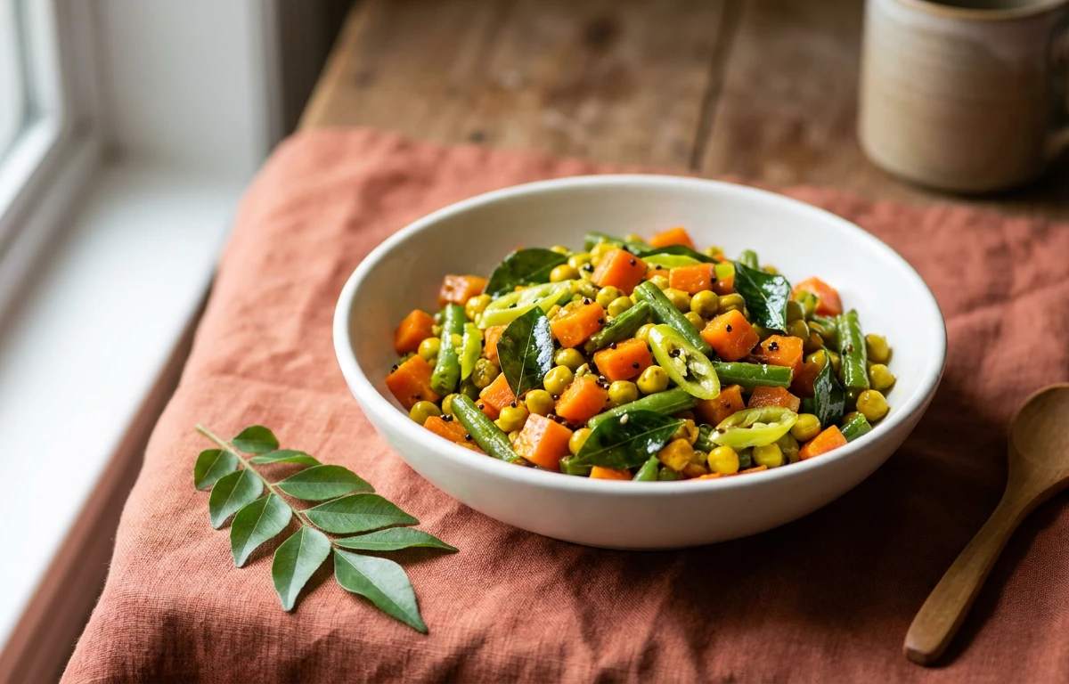 Mixed Vegetable Poriyal