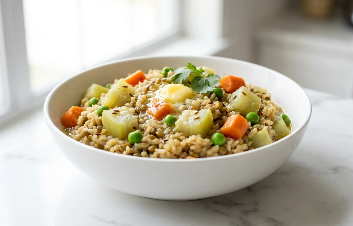 Moong Vegetable Khichdi