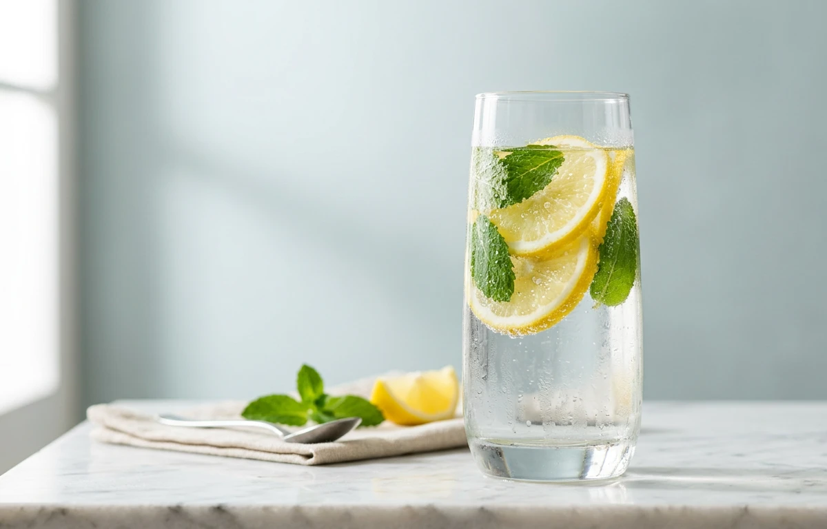 Morning Lemon & Mint Water