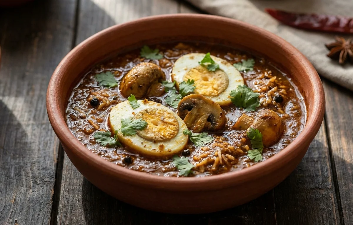 Mushroom Egg Xacuti