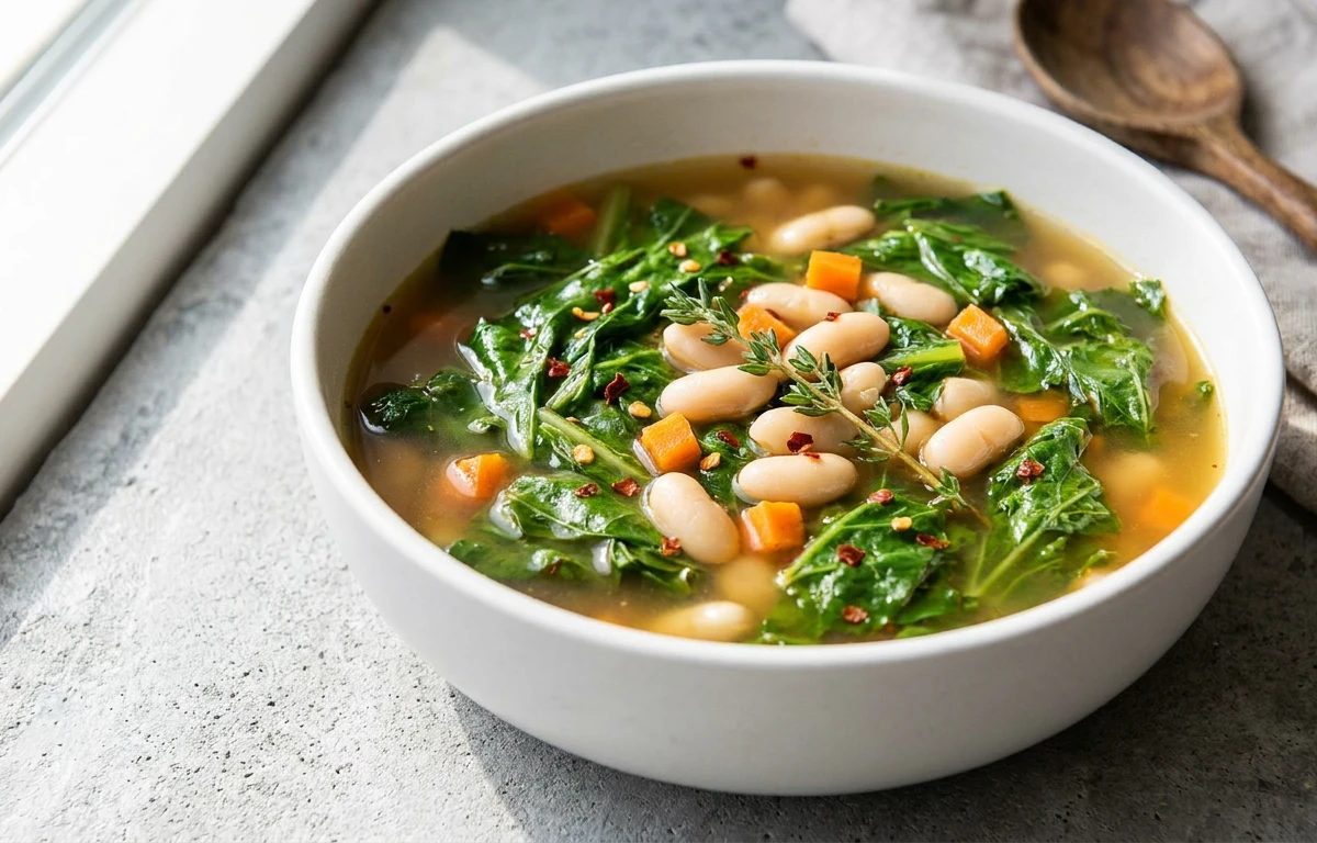 Mustard Green & White Bean Soup