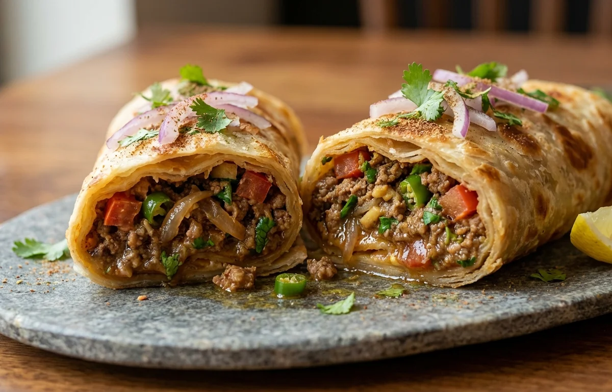 Mutton Keema Roll